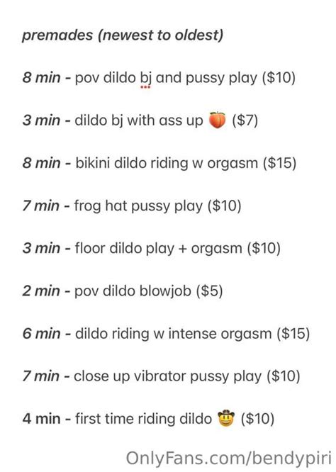 Watch Bendypiri Fucks Herself PPV Porn Video .